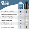 Methylated B Complex with Methylfolate and B12 Methylcobalamin 1000 mcg