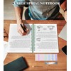 MUAHLIUB Spiral Notebook Journal,360 Pages College Ruled Notebook, Lined Thick