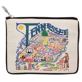 Catstudio Tennessee Zipper Pouch Purse | Holds Your Phone, Coins, Makeup, Dog Treats, & Tech Tools