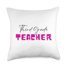 Palm Sunday 3D Grade Teacher Throw Pillow, 18x18, Multicolor