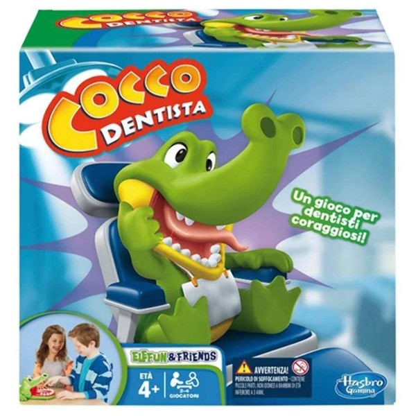 Hasbro Gaming - Cocco Dentist, Box Game, B0408103, 4 Years +, 3+