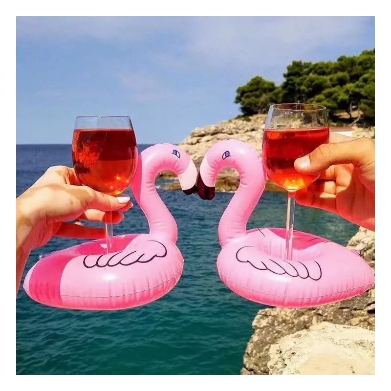 Dolores 7pcs Portavasos Flotador Inflables Alberca Playa Fiesta Set