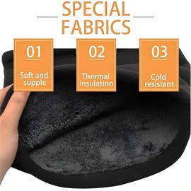 MOAZIFI Tube Scarf Men Women Winter Fleece Scarf Men's Winter Neckerchief Men's Loop Scarf Men Tube Scarf Women Men's Scarf Winter for Skiing Jogging Cycling Snowboarding, 1