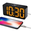 DreamSky Small Digital Alarm Clock for Bedroom, Large Big Numbers