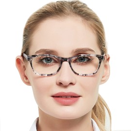 OCCI CHIARI Blue Light Magnifying Reading Glasses for Women 3.5 Anti Computer Glare Eyestrain Spring Hinge Readers(1.0 1.25 1.5 1.75 2.0 2.25 2.5 2.75 3.0 3.5 4.0 5.0 6.0)