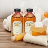 YINGERHUAN 8oz Glass Vanilla Extract Bottles,Round Amber Boston with Caps