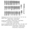 Screwdriver Bit Kit, 33Pcs Multifunctional Precision Hollow Security Tamperproof Star/Tri-Wing/Hex/Spanner