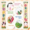 Easter Decorations Happy Easter Porch Banner Eggs Garland with Hanging