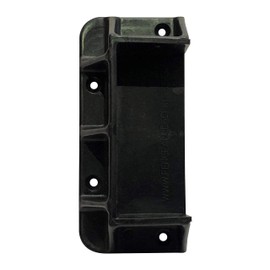 FENCE & DECK RITE Privacy Fence or Wall Brackets, fits Standard 2X 4 railings (Actual 1 ½” x 3 ½”) Reinforced Black Polypropylene. 8 pcs