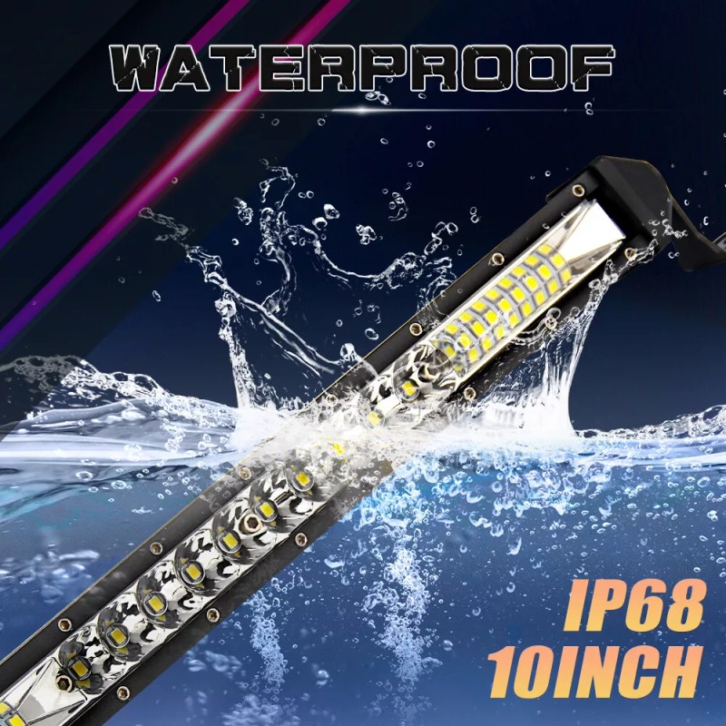 MAYELLO 4pcs 12" LED Work Light Bars Spot Flood Combo