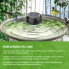 Solar Water Wiggler for Bird Bath,5V 0.5W Round Shaped Solar
