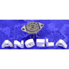 Angela Instruments 9 Pin  Bottom Chassis Mount Tube Socket Replacement Belton Fits 12AX7  #9216