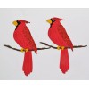 Winter Cute Bird Cardinal Christmas Die Cut Paper Scrapbook Embellishment