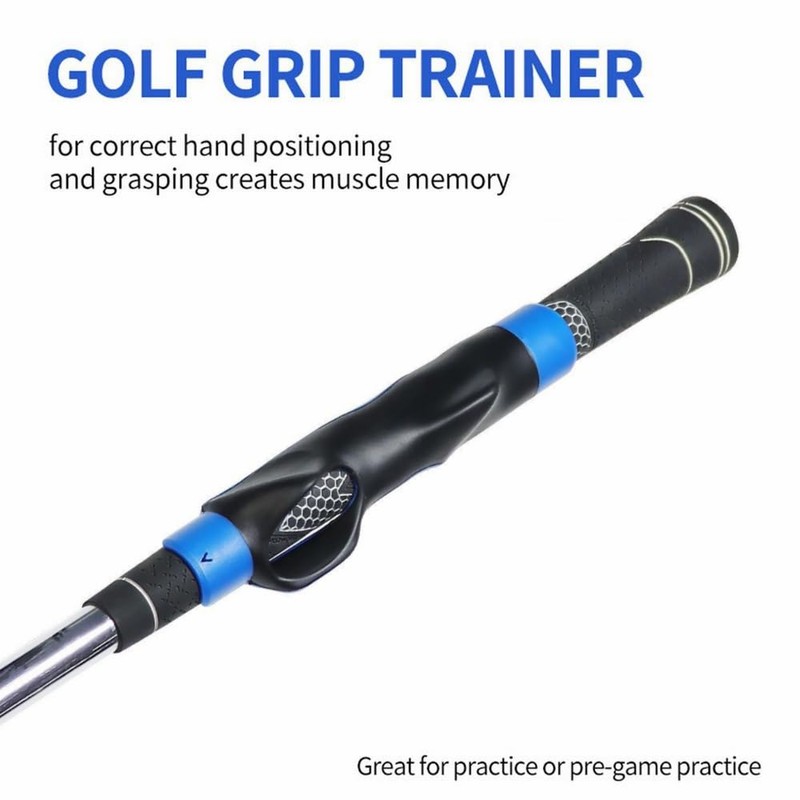 LINSIBEI Golf Grip Trainer Golf Club Grip Trainer Attachment Outdoor