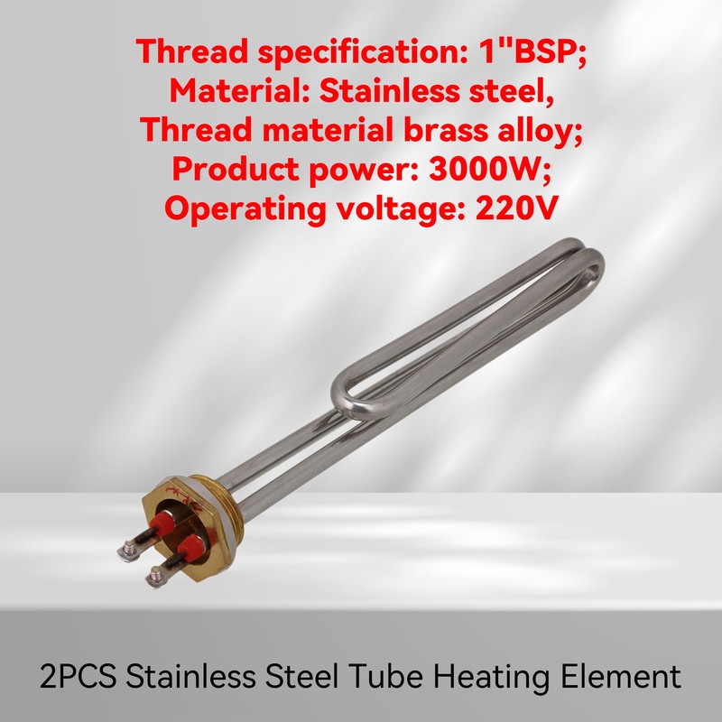 BQLZR AC220 VWater Heater Heating Element Part 3000W DN25 1"