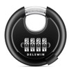 DELSWIN 4 Digit Combination Disc Padlock with Hardened Steel Shackle