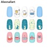 Alexnailart Nail Stamping Plate Creative Cartoon Animal Theme Image Design