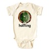 Halfling Bodysuit - 100% Cotton -Cream Color (6 Month, Cream)