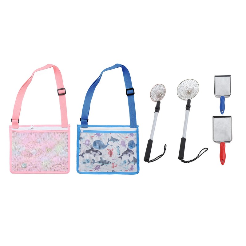 6pcs Shelling Tools for Beach Include Sand Sifter with Extra