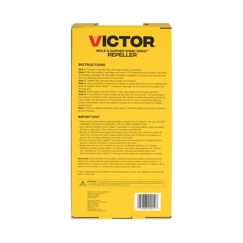Victor Mole and Gopher Sonic Spike - Outdoor Mole and