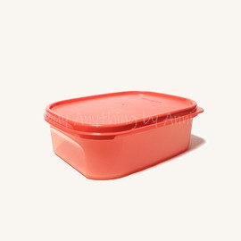 Tupperware MM Mini Rectangular No. 1 850ml 1 piece Coral color / 타파웨어 엠엠 미니 직사각 1번 850ml 1개 코랄색상