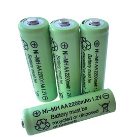 Zsolarigt 10 Packs AA Rechargeable Batteries NIMH 1.2V 2200mAh, Double A High Capacity Battery for Smart Home Devices, Key Board, Mouse,Pre-Charged