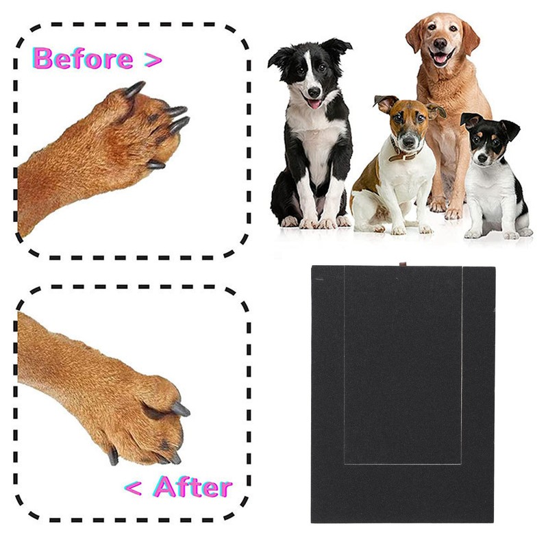 Dog Nail Board Wooden Anxiety Free Sandpaper Dog Nail File