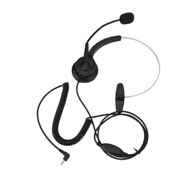 Cordless Phone Headset Adjustable Noise Cancelling 2.5mm Telephone Headset Call Center Headset