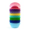 Eoonfirst Bright Rainbow Standard Cupcake Liners No Smell, Food Grade