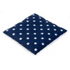 Linseed Cushion 19 x 19 cm Stars Blue - Small