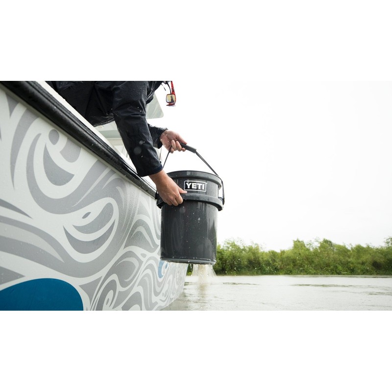 YETI Loadout 5-Gallon Bucket, Impact Resistant Fishing/Utility Bucket, Charcoal