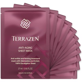 Terrazen Mascarilla Coreana Para El Cuidado De La Piel - Hojas Hidratantes Antienvejecimiento Y Arrugas Para Hombres Y Mujeres  Mascarilla Facial...  