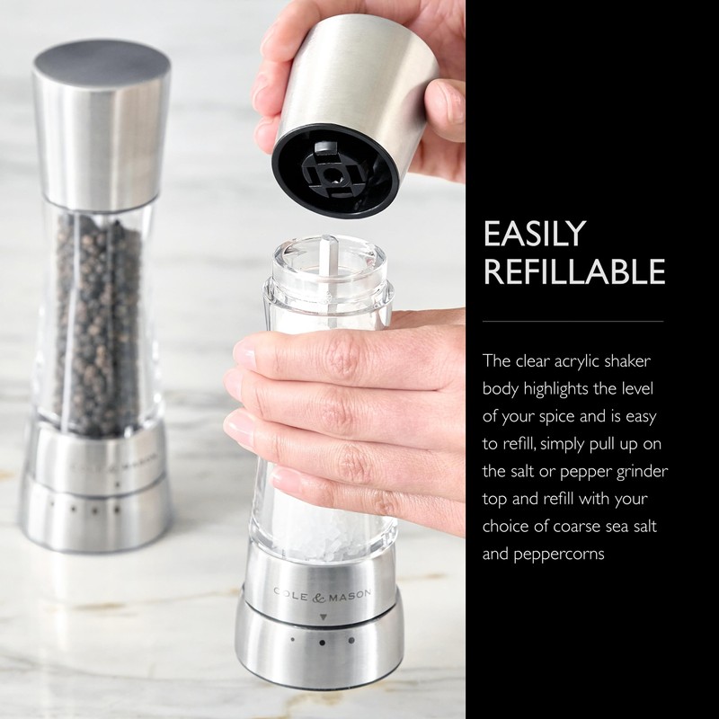 Cole & Mason Derwent Grinder Set - Precision Mechanisms and