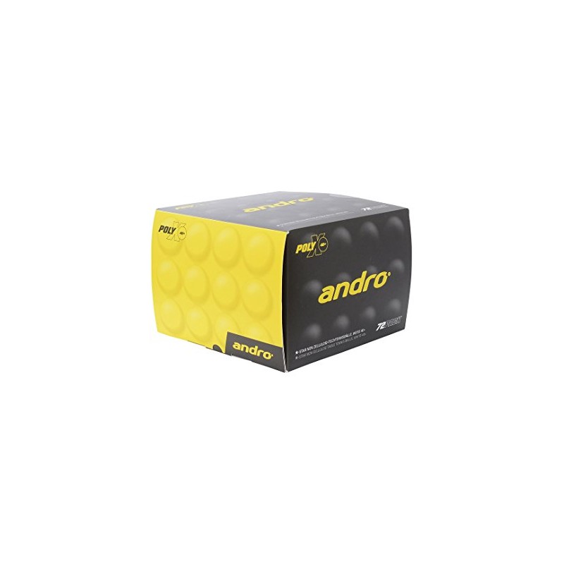 andro 162223 Table Tennis Training Ball, 1.6 inches (40 mm)