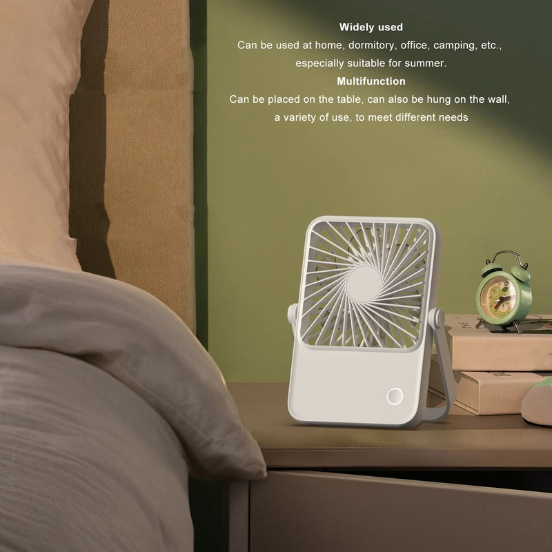 Small Desk Fan USB Powered Portable Table Fan Fast Cooling