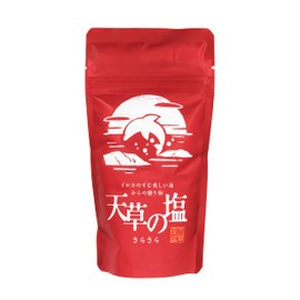 Kyuden Sangyo Amakusa Salt, Smooth, 7.1 oz (200 g) x 4 Bags, Amakusa Salt, Natural Processing, Enhances Materials, Flavor, Easy to Dissolve, Artisan Handmade, Moist Salt, Rich in Minerals