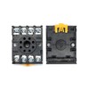 QWORK 8 Pins Relay Socket, 4 Pack 600 V 10