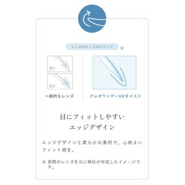 クレオワンデーUVモイスト 30枚 1箱 （1日使い捨て コンタクトレンズ ）【高含水】【BC】8.7 【PWR】-4.00 高含水 うるおい UVカット フィット感