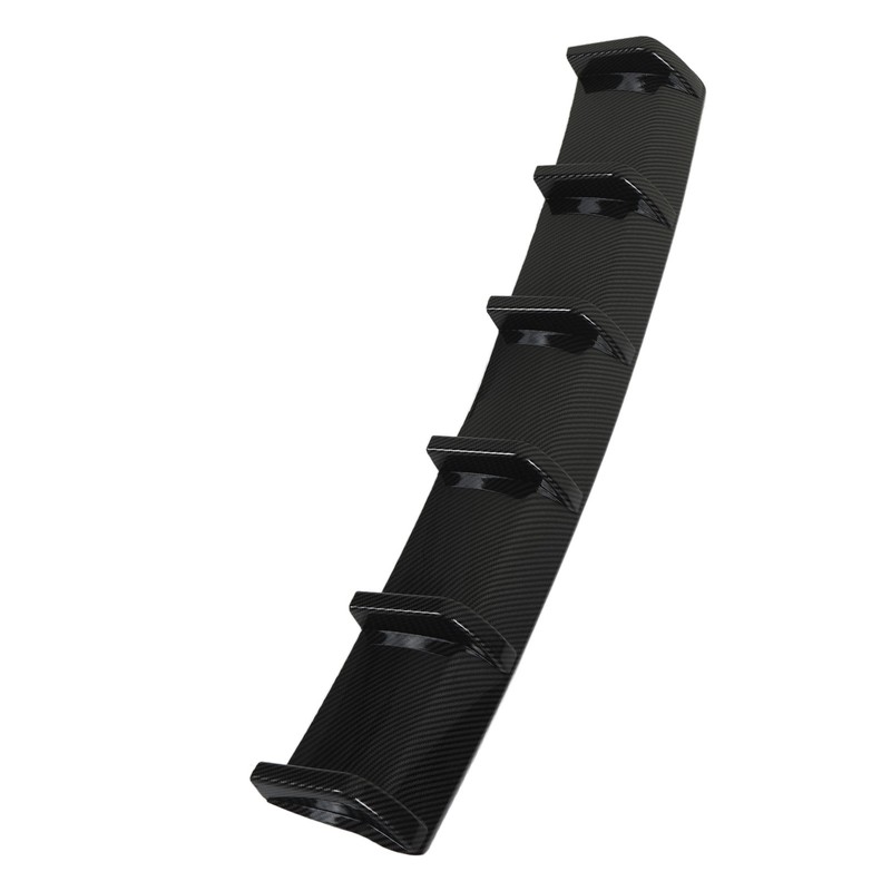 93cm Rear Bumper Diffuser Carbon Fiber Pattern Sporty Style Shark