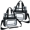 BORMELUN Clear Lunch Bag women Heavy-Duty Tote, Handle Shoulder for