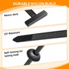 LiLiSSUCCY 200Pcs Nylon Universal Cable Tie Buckle, Nylon Zip Ties