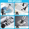 WOHPW Toilet Plunger, High Pressure Toilet Plunger Toilet Auger Air