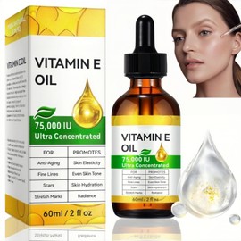 Vitamin E Oil for Skin, Hair & Face,Moisturizing and Firming Skin,Vitamin E for Scars Anti-Aging and Firming S/kin Anti-Drying Reducing Fine Lines,Effectively Improves Wrinkles,Suitable for All Sk/in