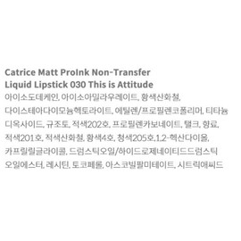 Anjumain Catrice Matte Pro Ink Liquid Lipstick No. 030 This Is Attitude × 5ml × 1 / 캐트리스 매트 프로 잉크 리퀴드 립스틱 030호 디스 이즈 애티튜드 × 5ml × 1개