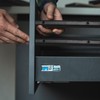 PATIKIL 7 Inch Drawer Slides, 2 Pcs Plastic Guide Rails