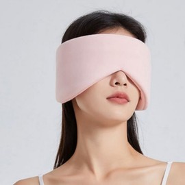 Blindfold Travel Goods Sleep Eye Mask 360 Degree Full Cover Comfort Eye Mask Double Sided LD Comfort Sleep Eye Mask Black 2ea