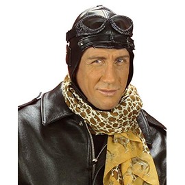 Horror-Shop Faux Leather Aviator Hat