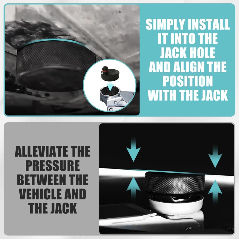 BestEvMod Compatible with Mach E Lifting Jack Pads Set of