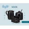 Kook Sugar and Creamer Set, 3 Piece, Pitcher, Sugar Bowl