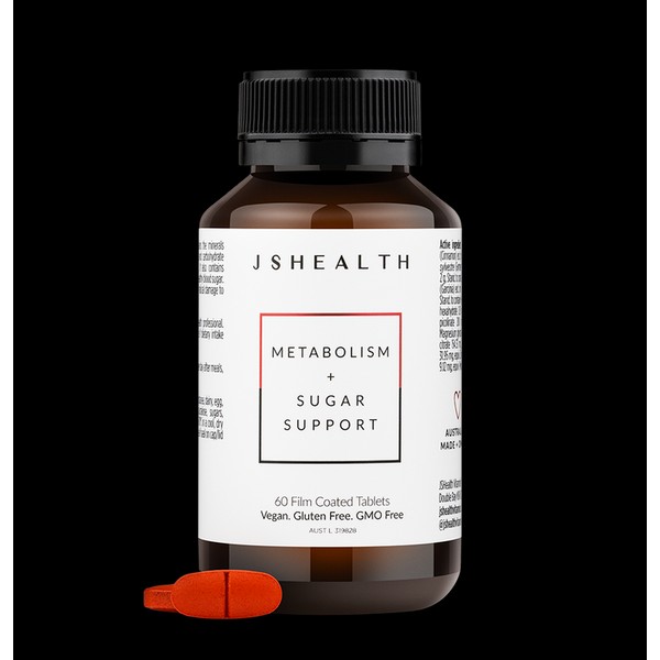 JSHEALTH Metabolism + Sugar Support Formula 60 Tablets